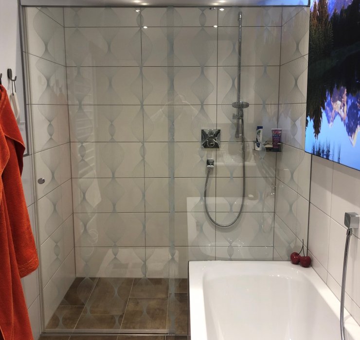 Schiebedusche